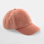 Beechfield - Low Profile Vintage Cap - Adjustable - Vintage Orange