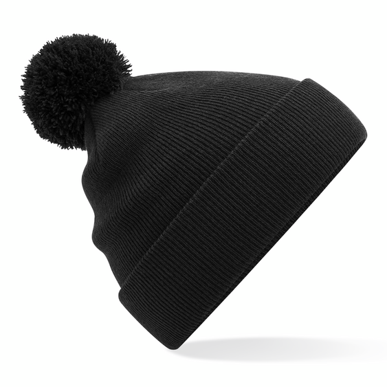 Beechfield - Junior Original Pom Pom - Beanie - Black