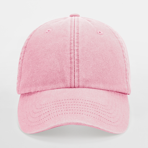 Beechfield - Low Profile Vintage Cap - Adjustable - Vintage Dusky Pink