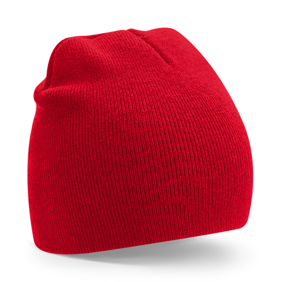 Beechfield - Recycled Original Pull On - Beanie - Classic Red