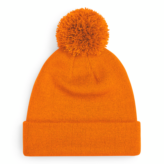 Beechfield - Original Pom Pom - Beanie - Orange