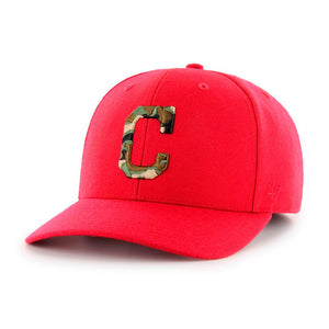 47 Brand - Cleveland Indians MVP DT Camfill - Adjustable - Red/Camo