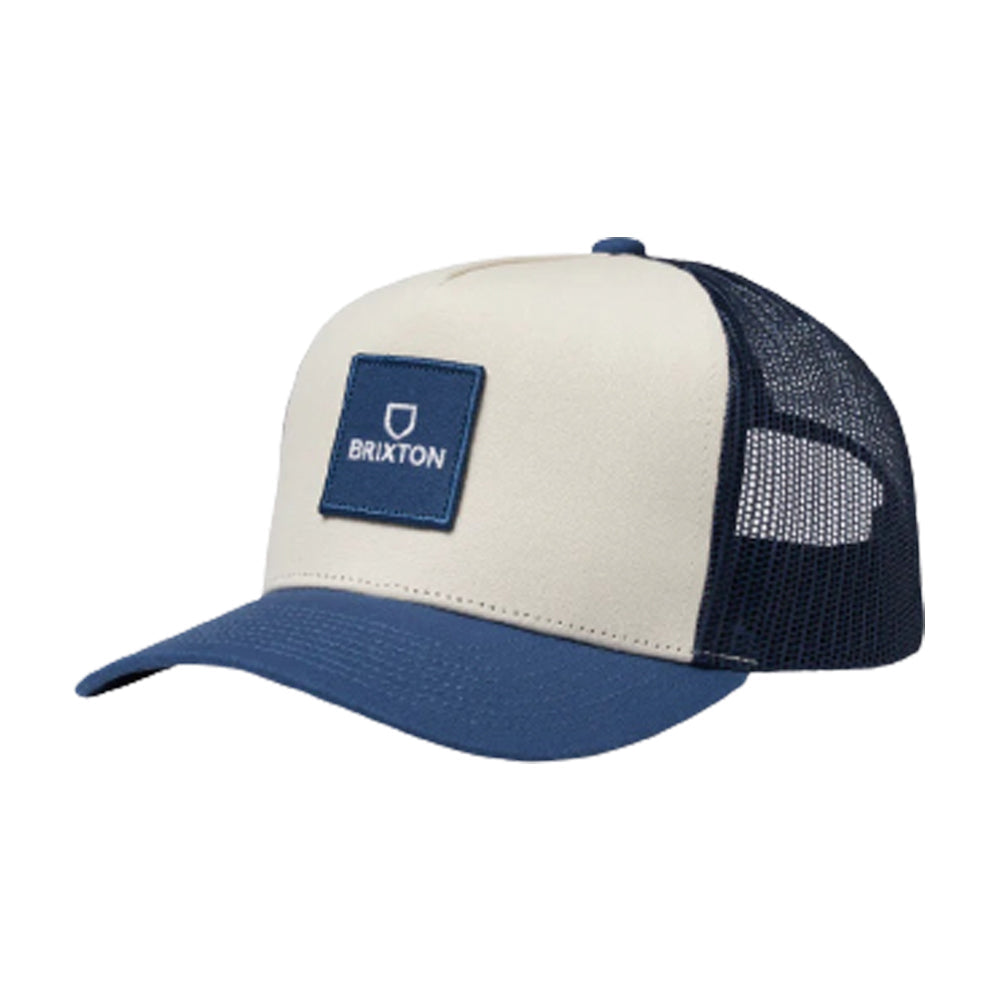 Brixton - Alpha Block Netplus MP - Trucker/Snapback - Joe Blue/White