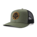 Brixton - Crest MP Mesh Cap - Trucker/Snapback - Military Olive