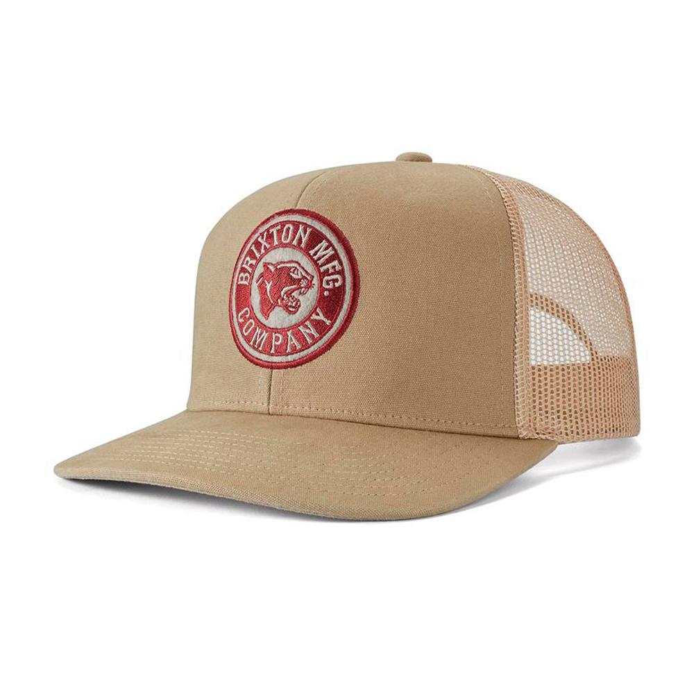 Brixton - Forte MP Mesh Cap - Trucker/Snapback - Khaki/Brick