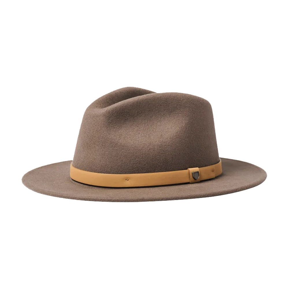 Brixton - Messer Fedora - Fedora Hat - Desert Palm/Natural