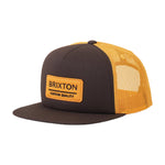 Brixton - Palmer Proper MP Mesh Cap - Trucker/Snapback - Brown/Gold