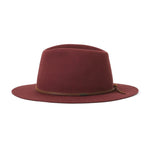 Brixton - Wesley Fedora - Fedora Hat - Dark Brick