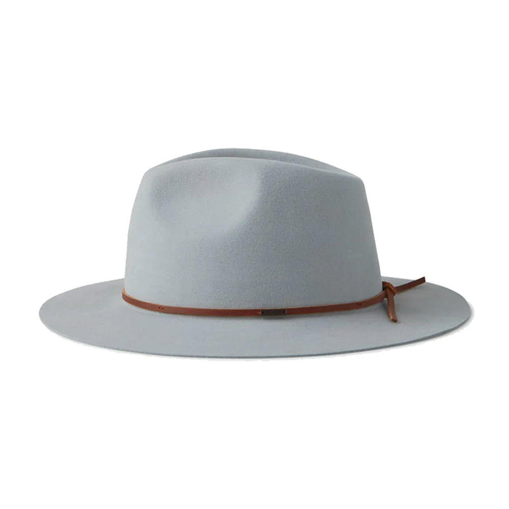 Brixton - Wesley Fedora - Fedora Hat - Grey