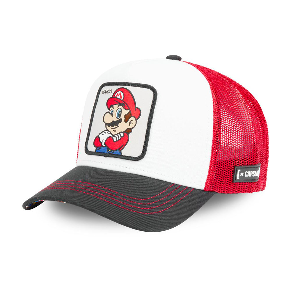 Capslab - Super Mario - Trucker/Snapback - Black/White/Red