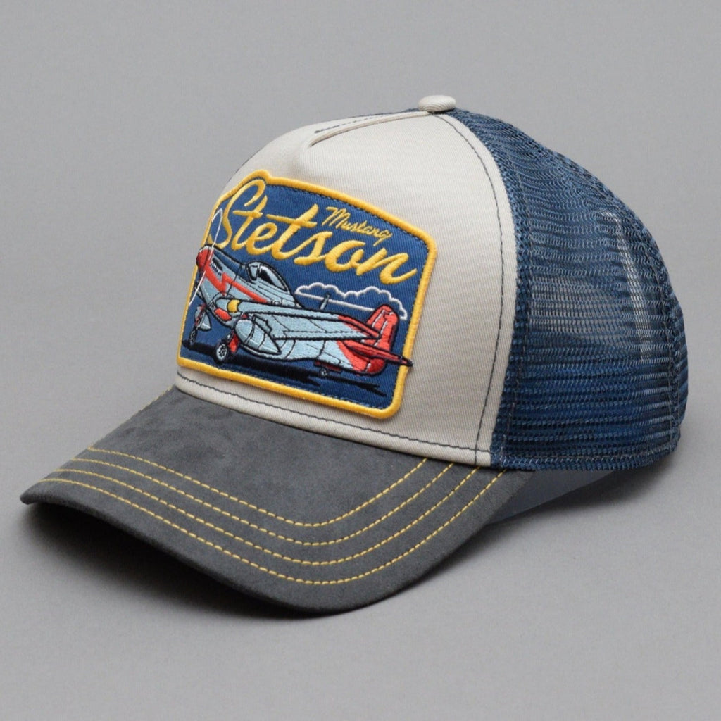 Stetson - Mustang - Trucker/Snapback - Beige/Grey/Navy