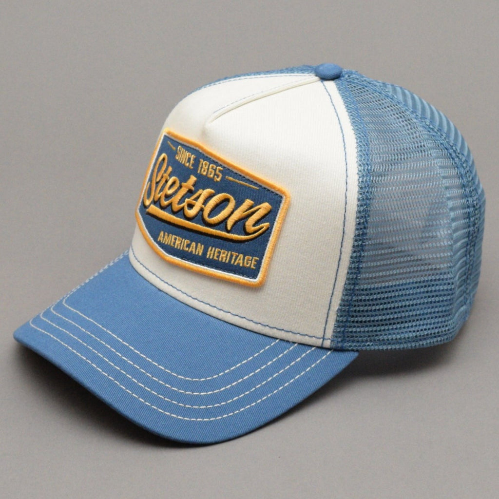 Stetson - Vintage - Trucker/Snapback - Blue/Off White