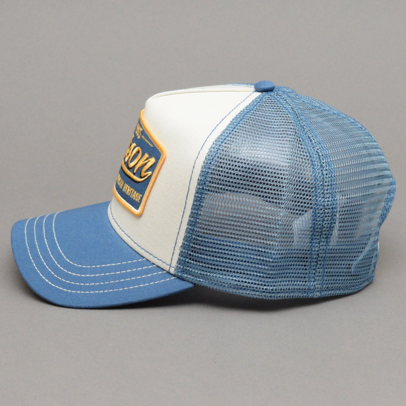 Stetson - Vintage - Trucker/Snapback - Blue/Off White