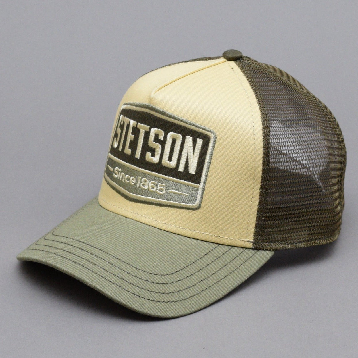 Stetson - Gasoline - Trucker/Snapback - Khaki/Beige