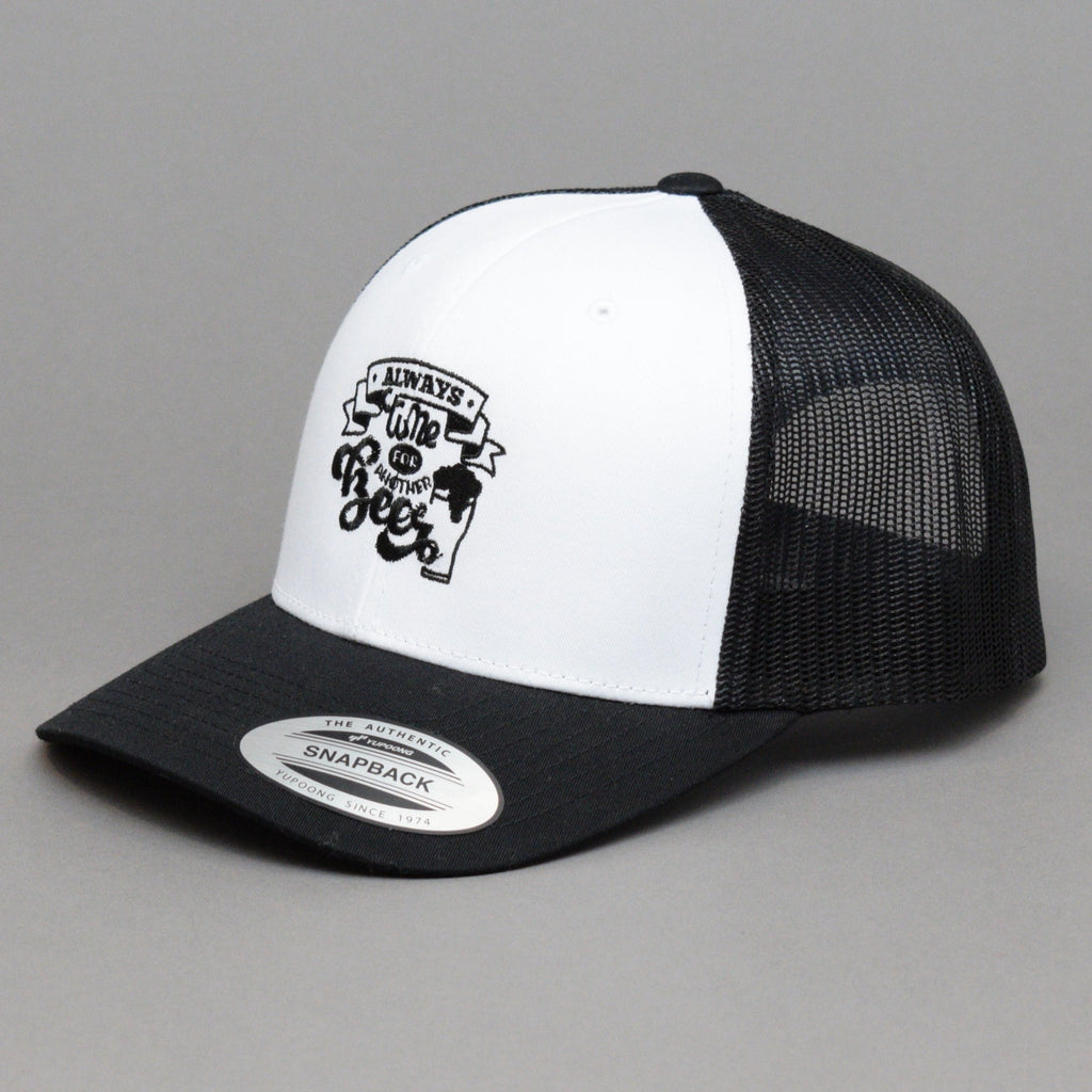 Ideal - Always Time For Another Beer - Trucker/Snapback - Black/White