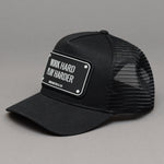 John Hatter - Work Hard Play Harder The Rubber Edition - Trucker/Snapback - Black