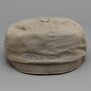 Stetson - 6 Panel Cotton Twill - Sixpence/Flat Cap - Taupe