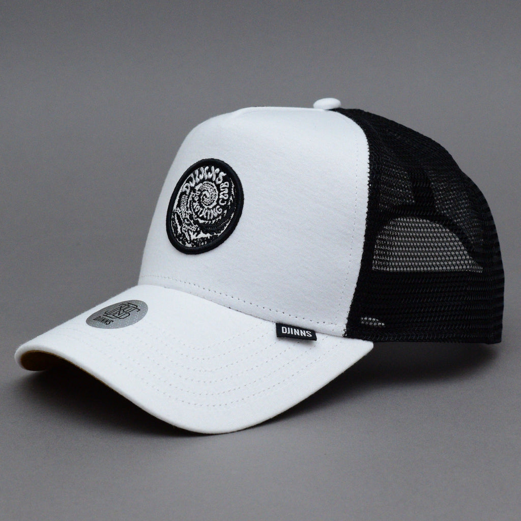 Djinns - HFT DNC Croco - Trucker/Snapback - White/Black