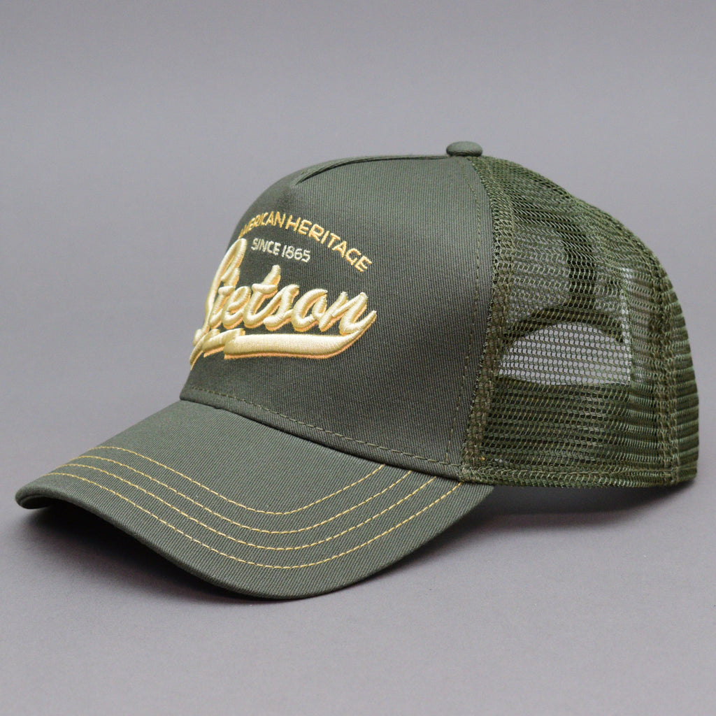 Stetson - Since 1865 - Trucker/Snapback - Olive