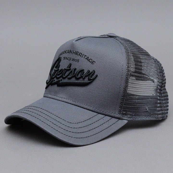 Stetson - Since 1865 - Trucker/Snapback - Grey/Black