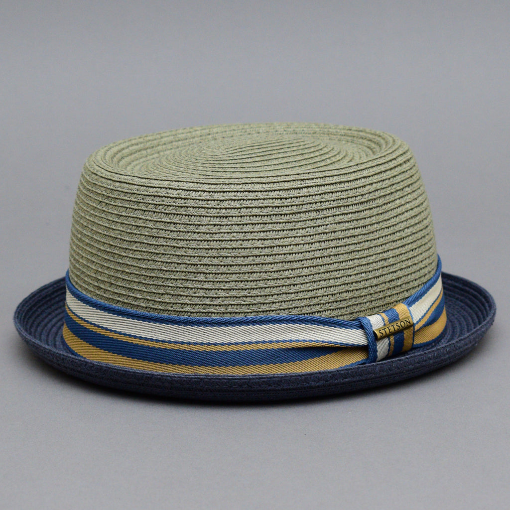 Stetson - Licano Toyo Pork Pie - Straw Hat - Grey