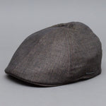 Stetson - Texas Just Linen - Sixpence/Flat Cap - Brown/Mottled