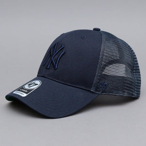 47 Brand - NY Yankees MVP Branson - Trucker/Snapback - Navy/Navy