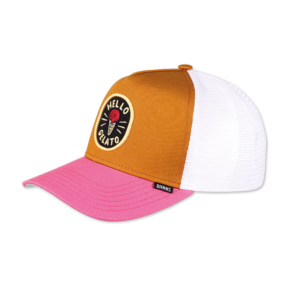 Djinns - HFT Food Gelato - Trucker/Snapback - Brown/Rose/White