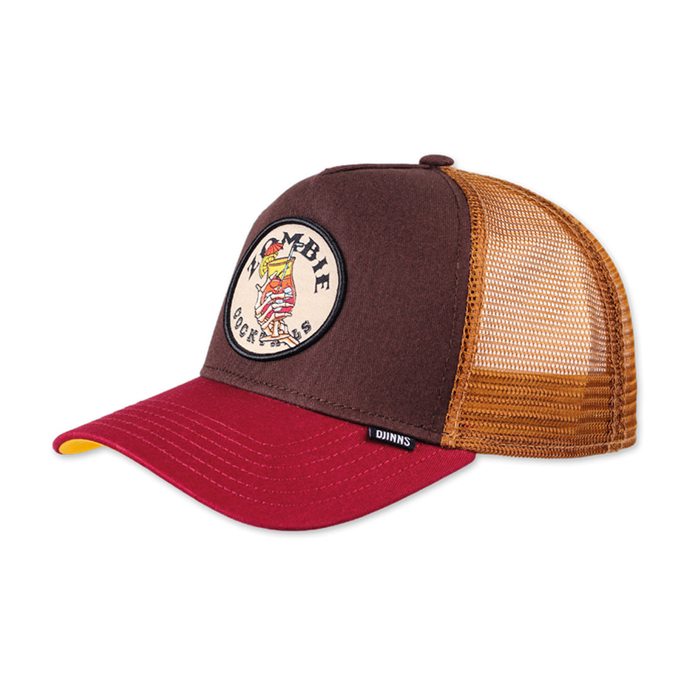 Djinns - HFT Food Zombie - Trucker/Snapback - Brown/Red