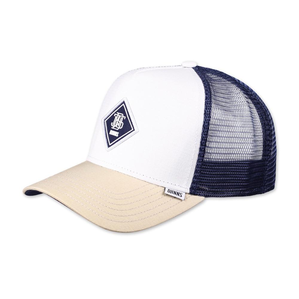 Djinns - HTF P Seersucker - Trucker/Snapback - Off White/Beige/Navy