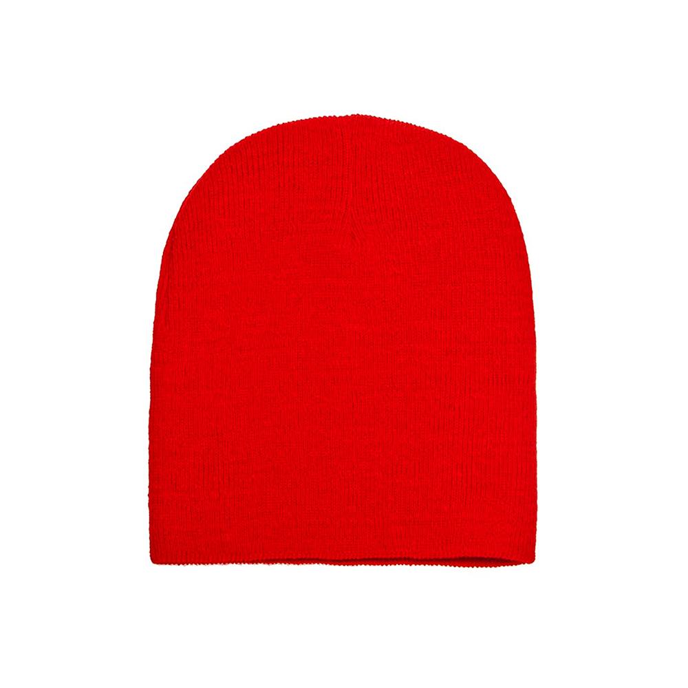 Yupoong - Short Beanie - Red