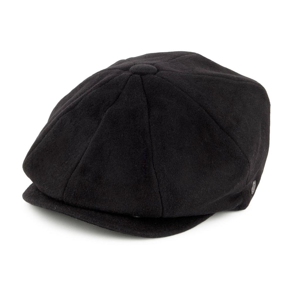 Jaxon & James - Pure Wool Harlem Newsboy - Sixpence/Flat Cap - Black