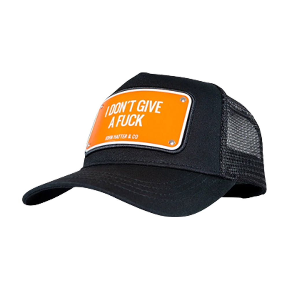 John Hatter - I don´t Give a Fuck - Trucker/Snapback - Black