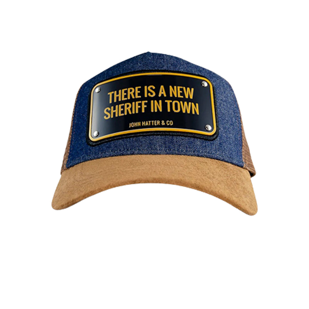 John Hatter - There is a New Sheriff in Town - Trucker/Snapback - Navy/Brown