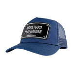 John Hatter - Work Hard Play Harder - Trucker/Snapback - Navy