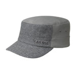 Kangol - Textured Wool Army Cap - Flexfit - Flannel