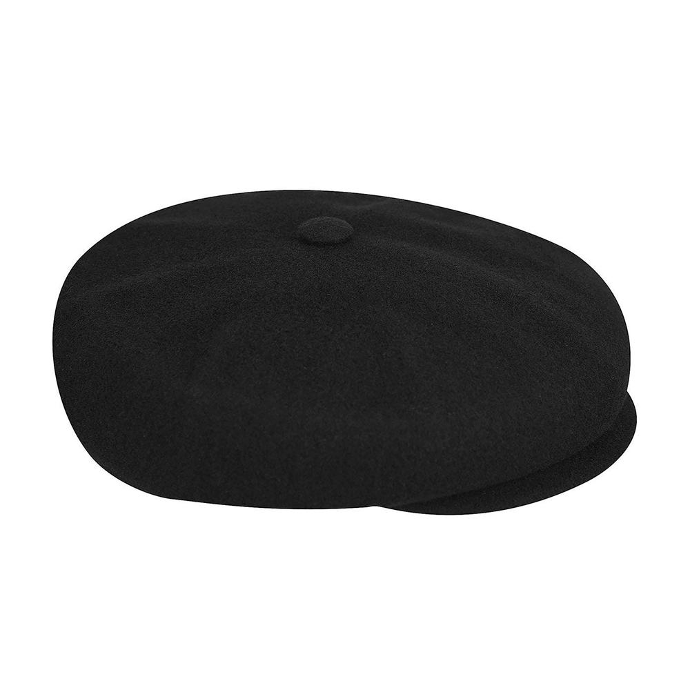 Kangol - Wool Hawker - Sixpence/Flat Caps - Black