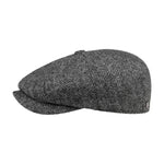 Lierys - Carlsen Wool Herringbone - Sixpence/Flat Cap - Grey