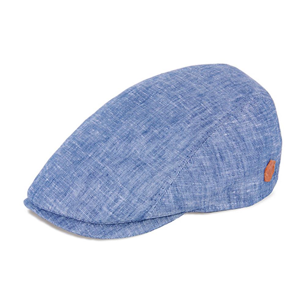 MJM Hats - Bang - Sixpence/Flat Cap - Blue