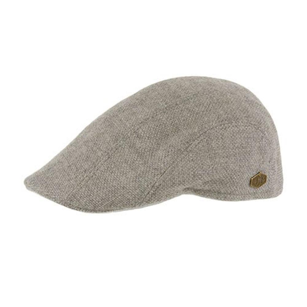 MJM Hats - Maddy - Sixpence/Flat Cap - Light Grey