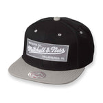 Mitchell & Ness - 2 Tone Label - Snapback - Black/Silver