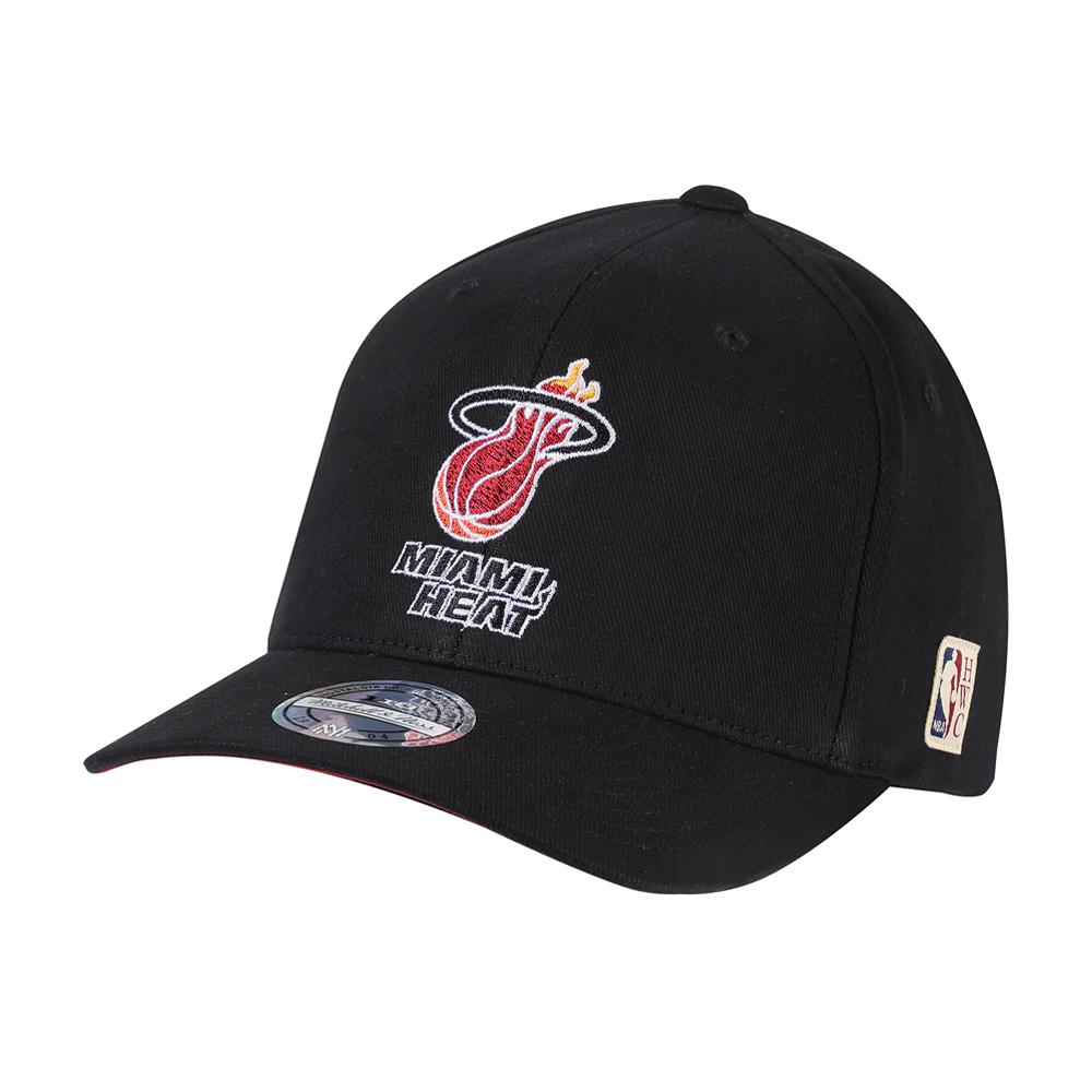 Mitchell & Ness - Miami Heat Team Logo Low Pro - Snapback - Black