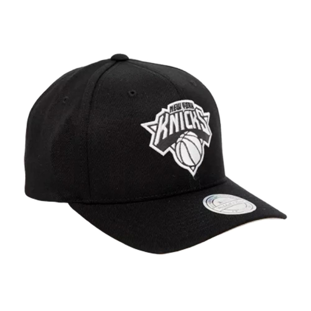 Mitchell & Ness - New York Knicks 110 Outline - Snapback - Black/White