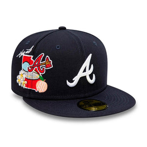 New Era - Atlanta Braves 59Fifty City Cluster - Fitted - Navy