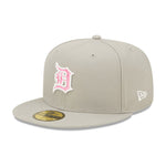 New Era - Detroit Tigers 59Fifty Mothers Day -  Fitted - Grey/Pink