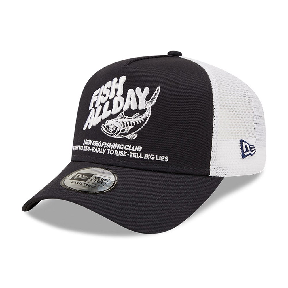 New Era - Fishing A Frame - Trucker/Snapback - Navy/White