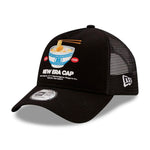 New Era - Food Patch A Frame - Trucker/Snapback - Black