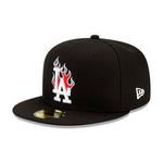 New Era - LA Dodgers 59Fifty Team Fire - Fitted - Black