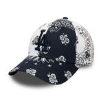 New Era - LA Dodgers 9Forty Paisley - Adjustable - Navy/White