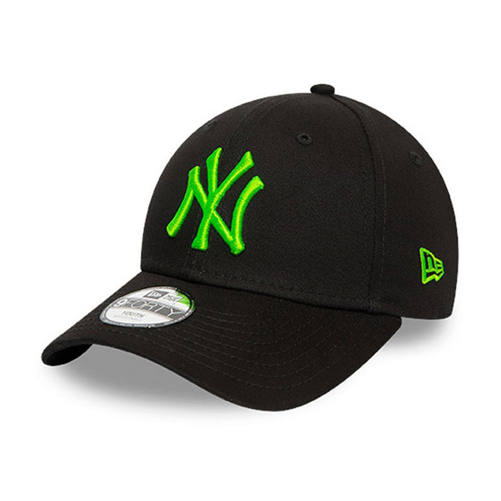 New Era - NY Yankees 9Forty Kids - Snapback - Black/Neon Green